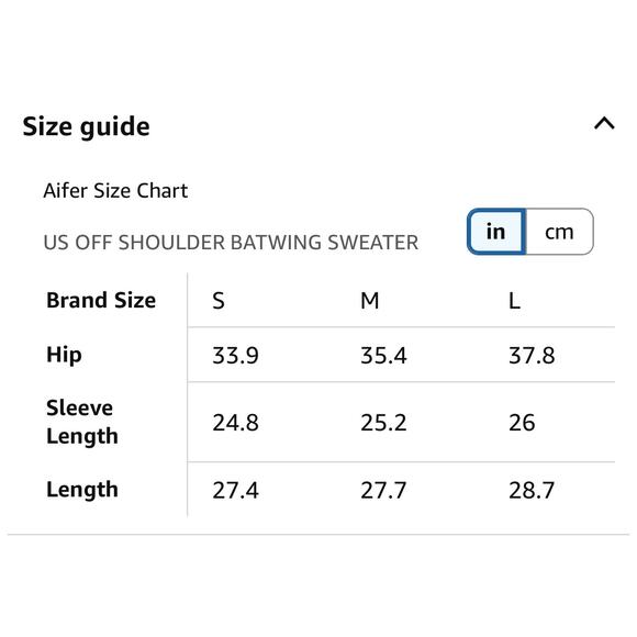 AIFER Off The Shoulder Oversized Batwing Sweater Green Tunic Top Women’s Large - Picture 9 of 9